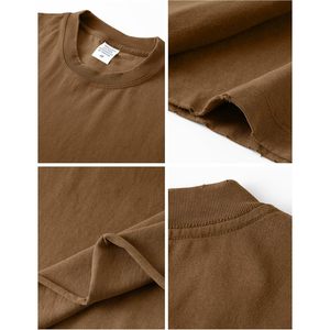 เสื้อยืดสตรีทแวร์แขนสั้นยูนิเซ็กส์แนววินเทจเสื้อยืดผ้าฝ้ายไล่สีโอเวอร์ไซส์สำหรับผู้ชาย - Product Image 3