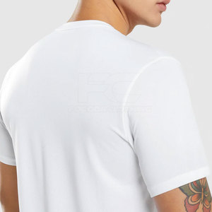 T-shirt de sport pour homme en coton 100% durable, respirant, léger, confortable, col rond, manches courtes, couleurs personnalisées, haute qualité - Product Image 6