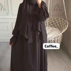 Abaya élégante et sobre, brodée à la main au Zardozi, pour femmes, respirante, prête pour l'Aïd, tenue islamique. - Product Image 3