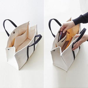 Custom Logo Multi-pocket Cotton Canvas <b>Bag</b> Organic Eco Friendly <b>Large</b> Capacity Shopping <b>Tote</b> <b>Bag</b> Women Travel Handbag Wholesale - Product Image 2