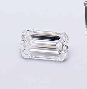 Diamante Cultivado en Laboratorio con Certificación IGI, Corte Esmeralda de 0.98 CT, Color D, Claridad VVS2, CVD LG 774620993, ROYAL GEMS para Joyería - Product Image 3