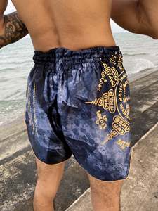 กางเกงมวยไทยดีไซน์ใหม่ล่าสุด แห้งเร็ว พิมพ์ลายตามสั่ง คุณภาพสูง - Product Image 6