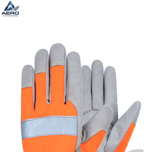 Guantes de Trabajo de Cuero Industriales 2026 de Alta Visibilidad con Detalles Reflectantes y Tejido Transpirable Mejorado - Product Image 5