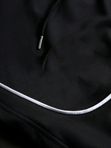 Ensemble de survêtement décontracté pour homme, t-shirt et short tissés pour l'été - Séchage rapide, anti-UV, coton confortable, vêtements de sport et de fitness - Product Image 5