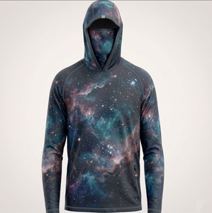 Chemises de pêche en polyester de haute qualité UPF50+, séchage rapide, à capuche, respirantes, protection solaire, 100% polyester - Product Image 5