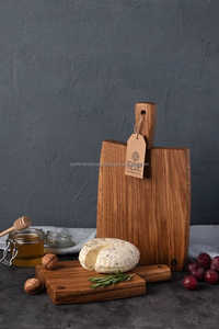 Tabla de cortar de madera de acacia ecológica, tabla de cortar de queso colgante para cocina de Hotel, tabla de cortar manual - Product Image 3