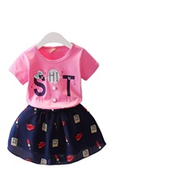 Çocuklar sigara çiçek elbise kızlar için toptan yaz yenidoğan bebek giysi baskısı kısa kollu butik kız elbiseler bebek bezi