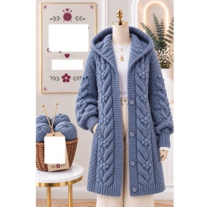 Pulls 100% acrylique ou coton, calibre 12, pour femmes, très tendance, style décontracté, pour la saison hivernale, fournisseur du Bangladesh. - Product Image 6