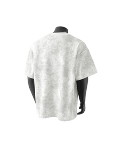 Premium Custom DTG Printed Oversized Bleached Acid Wash Distressed Boxy Fit T-<b>Shirt</b> Featuring Unique Shoulder - Product Image 2