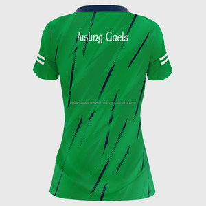 เสื้อฟุตบอลสำหรับผู้หญิงเสื้อฟุตบอลผ้าโพลีเอสเตอร์100% ชุดเล่นฟุตบอลเกรดต่ำสีทึบพิมพ์โลโก้ด้านหน้า - Product Image 2