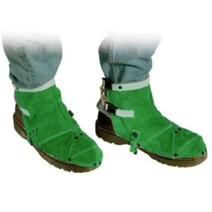 Cubrebotas de Soldadura de Cuero Vacuno de Alta Calidad para Seguridad Industrial, Protectores de Soldador, Protección contra Fuego para Bomberos - Product Image 4