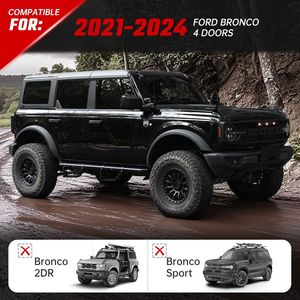 Pedane Laterali per Ford Bronco 4 Porte 2021-2024, Supporti per Gancio Traino, Non Compatibili con Modello Sport - Product Image 6