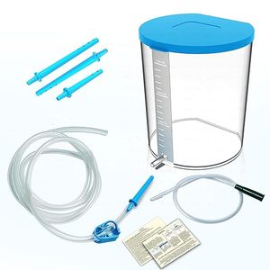 Kit d'Enema OTICA pour Adultes et Enfants avec Tube en Plastique Flexible 1500ml Utilisation Domestique Portable - Product Image 3