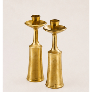 Ensemble de porte-bougies en métal doré de luxe moderne, support de bougie en aluminium pour centre de table de mariage et décoration de salon - Product Image 5