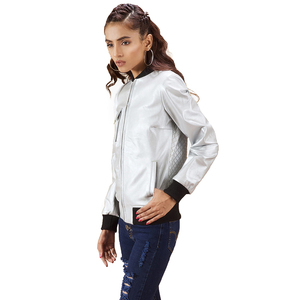 <b>Smart</b> Casual Outfit <b>Women</b> Leather <b>Jacket</b> Trendy Winter Collection <b>Women</b> Leather <b>Jacket</b> for sale - Product Image 4