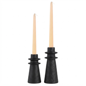 Elegant <b>Black</b> Iron <b>Candlestick</b> Holders Set of 3 for Home Wedding Christmas Decoration Durable Metal Candle Holders - Product Image 4