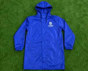 Custom Long Hooded Waterproof Blue <b>Rain</b> <b>Coat</b> PU PVC Windproof Outdoor Fishing Hiking Workwear <b>Men</b> Women OEM ODM All Season - Product Image 6