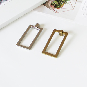 Tirador de Gabinete Moderno Rectangular de Aleación de Zinc con Marco Abierto, Perilla de Cajón de Lujo Duradera, Ecológica y Fácil de Usar para Armario y Cómoda - Product Image 4