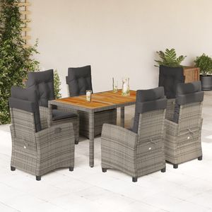 Conjunto de Comedor para Jardín en Gris Oscuro - Product Image 1