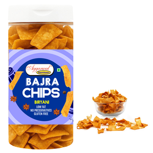Chips de millet naturelles Aggarwal Bajra saveur Biryani, collation saine et croustillante, emballage en vrac - Product Image 4