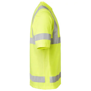 <b>Hi</b> <b>Vis</b> Reflective Tape Working <b>T</b>-<b>Shirts</b> for Men High Visibility Safety Clothing Workwear <b>T</b>-<b>Shirts</b> for Construction Road Work - Product Image 6