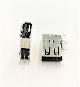 Conector USB Tipo A Hembra de 4 Pines, Conector DIP de 90 Grados para PCB - Product Image 1