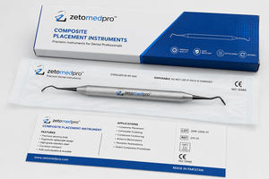 เครื่องมือทันตกรรมแบบรักษาฟันเคลือบฟันชนิดพรีเมียม ทำจากสแตนเลส OEM Zetomed Pro - Product Image 5