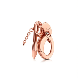 Fermoirs en laiton plaqué or rose pour la fabrication de colliers, compatibles fils de 2 mm et 5 mm - Product Image 2