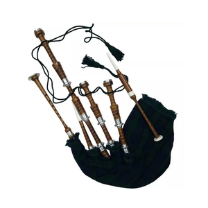 Traditional <b>Musical</b> <b>Instruments</b> Rosewood Style Highland Bagpipes Custom Printed Logo Solid Color Design For Ceremonies And Stage - Product Image 5