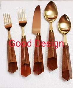 Wedding Tableware Dinnerware Cutlery <b>Set</b> <b>Flatware</b> <b>Set</b> Horn Handle New Design Stainless Steel Cutlery <b>Set</b> - Product Image 2