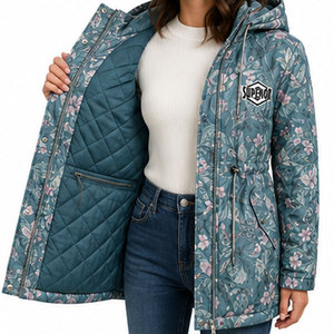 Chaqueta Parka Impermeable Premium para Mujer con Capucha Desmontable, Forro Térmico Aislante, Protección Contra el Viento y Servicio Personalizado OEM ODM - Product Image 6