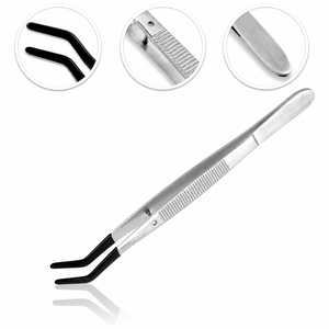 Pince à épiler à vapeur pliante ou plate, précision, acier inoxydable, outil de réparation de bijoux et de montres, ZetomedPro - Product Image 4