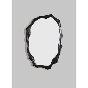 Espejo de Pared Metálico Moderno de Calidad Lujosa con Diseño de Marco Abstracto, Pieza de Arte Decorativa - Product Image 3