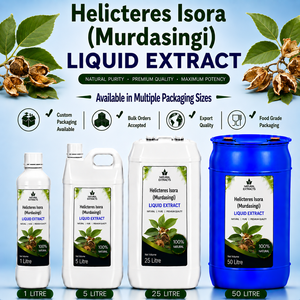 Helicteres Isora Liquid Extract Murdasingi <b>Herbal</b> <b>Supplement</b> Natural Pure Bulk Supply Food Grade Packaging - Product Image 1