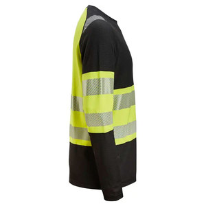 OEM High Quality Reflective Long-Sleeve T-<b>Shirts</b> Durable Fabric Construction Working Safety T-<b>Shirts</b> For Workwear - Product Image 3