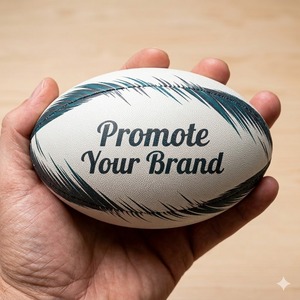 HIgh Quality Personalized Midi <b>Mini</b> SIze 1 Rugby Balls Made of Synthetic Rubber for Advertising Promotions - Product Image 5