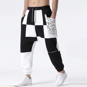 Hip Hop Men <b>Drop</b> <b>Crotch</b> Casual Sweatpants Men <b>Drop</b> <b>Crotch</b> Joggers <b>Drop</b> <b>Crotch</b> Hip-hop <b>Pants</b> Trouser <b>Pants</b> Men's - Product Image 1