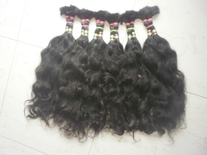 Extensiones de Cabello Humano Remy Virgen Indio Más Vendidas, Color Natural, Ondulado, Doble Trama a Máquina, Puntas Gruesas, Paquete de 4 oz, Siete Unidades - Product Image 2