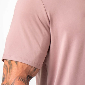 Camiseta Deportiva de Manga Corta, 100% Algodón, Transpirable, Ecológica, para Gimnasio, Verano, Corte Ajustado, Fabricante OEM/ODM - Product Image 5