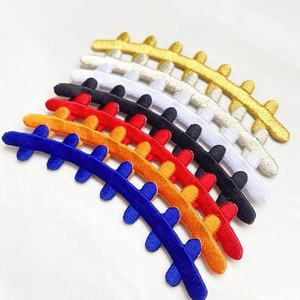 Parche Bordado con Diseño de Fútbol Americano, Color Dorado, Aplique de Tela para Prendas, Insignia Personalizada, Estilo Simple - Product Image 4