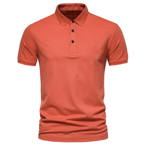 เสื้อโปโลผู้ชายคุณภาพสูง สีตามสั่ง ไซส์ใหญ่พิเศษ ผ้าฝ้าย 100% ระบายอากาศได้ดี เรียบง่าย สวมใส่สบายสำหรับผู้ชาย - Product Image 2