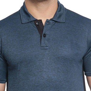 T-shirt de sport pour homme respirant à coupe classique, col montant, séchage rapide, haute élasticité, en polyester, idéal pour l'entraînement et les activités de plein air - Product Image 6