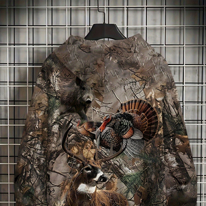 Sweat à capuche en polaire d'hiver de qualité supérieure, impression numérique couleur intégrale, logo personnalisé, texte, image, pull-over, streetwear, mode - Product Image 6