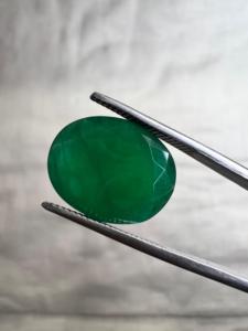 Émeraude naturelle zambienne de qualité supérieure, 5,87 carats, taille poire, facettée, pierre précieuse non montée pour bagues, pendentifs et bijoux - Product Image 3