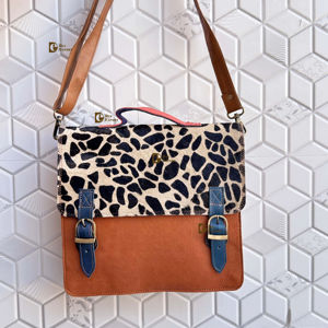 Nouveau sac à main en cuir recyclé de style western, sac à main multicolores pour femmes, sac à bandoulière élégant en fourrure de vache, multi-usages - Product Image 1