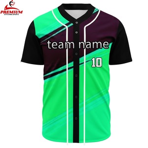Uniforme de baseball personnalisé de qualité supérieure pour hommes, nouveau style, couleur unie, respirant, anti-UV, évacuation de l'humidité, vente chaude - Product Image 6