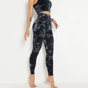 Custom Size Plus Size Women's Solid Dyed Yoga Set Apparel Seamless Breathable High Elastic Gym Bra Leggings Lace Rhinestone - Product Image 3