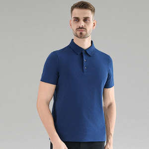 T-shirt Design Polyester Polo T-Shirt Quick-Dry Short Sleeve Golf Polo Shirt - Product Image 1