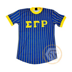 Camiseta Personalizada de la Hermandad Femenina Sigma Gamma Rho, Sublimada, Transpirable, Ecológica, Anti-UV, de Secado Rápido, Poliéster/Algodón, para Verano - Product Image 1