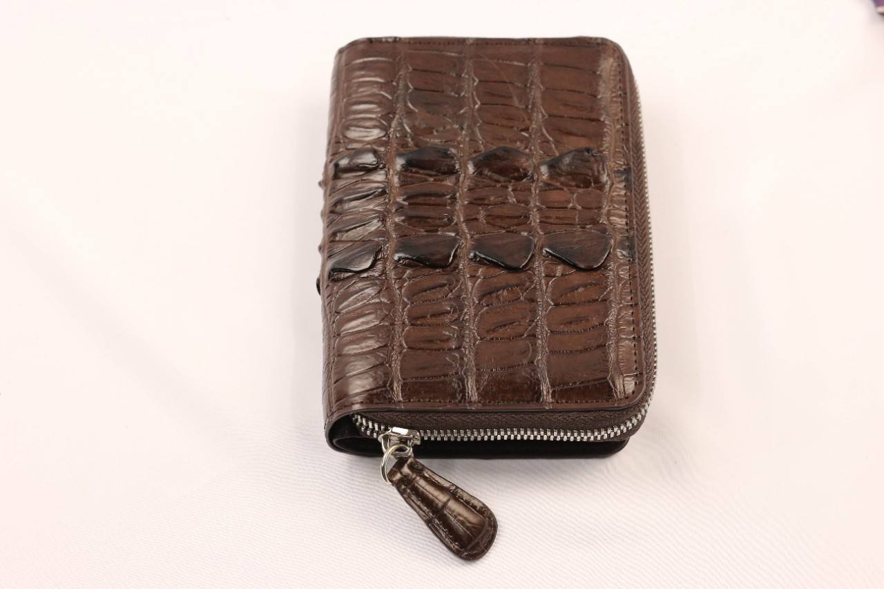 批发高品质定制彩色真皮鳄鱼皮奢华短钱包拉链越南供应商鳄鱼皮图案| Alibaba.com